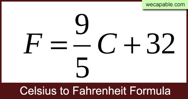 Celsius to Fahrenheit Converter