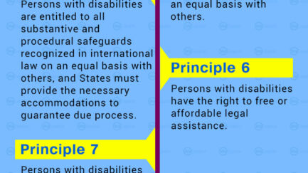 Infographic: un guidelines for access to social justice for persons with disabilities