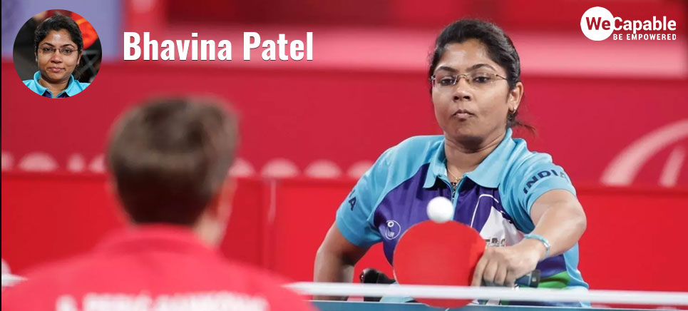 Photograph of bhavina patel paralympics champion