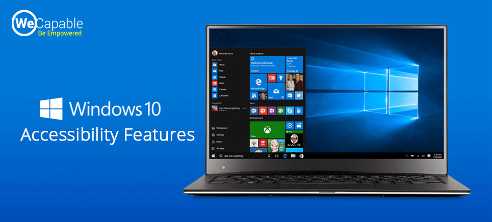 banner image for windows 10 accessibility features