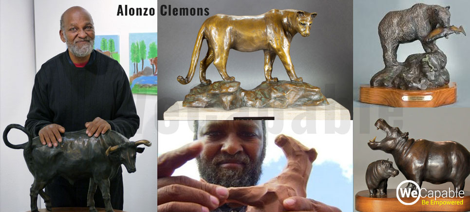 alonzo clemons is a sculptor and an autistic savant.