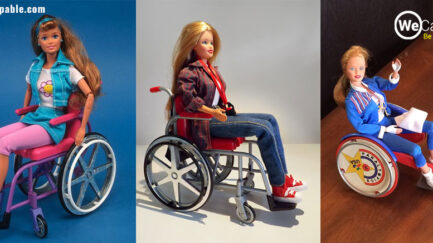 three becky wheelchair barbie dolls