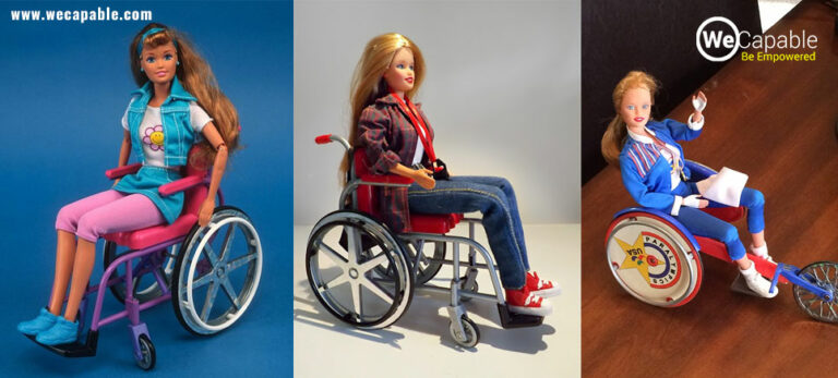 Barbie Dolls with Wheelchair and Prosthetic Leg