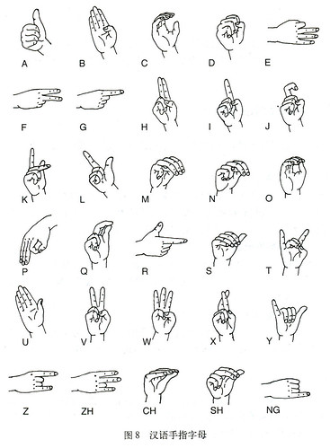 chinese sign language alphabet