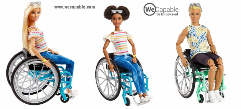 barbie crutches and wheelchair