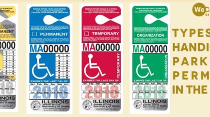 handicap parking permit types