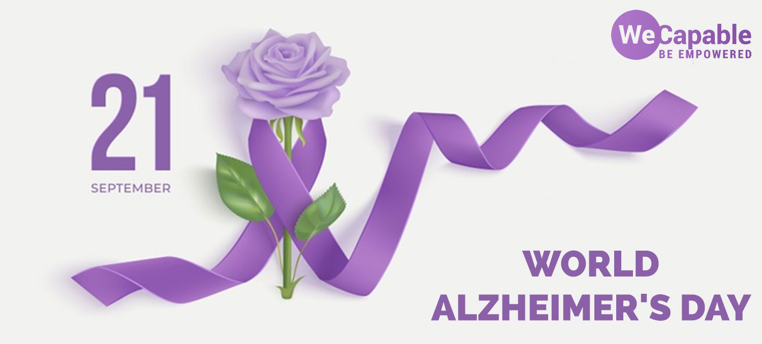 The theme color of world alzheimers day is purple