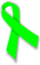 lime awareness ribbon