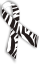 Zebra awareness ribbon
