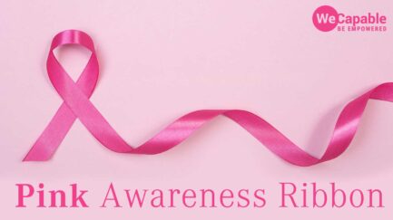 image showing a pink awareness ribbon