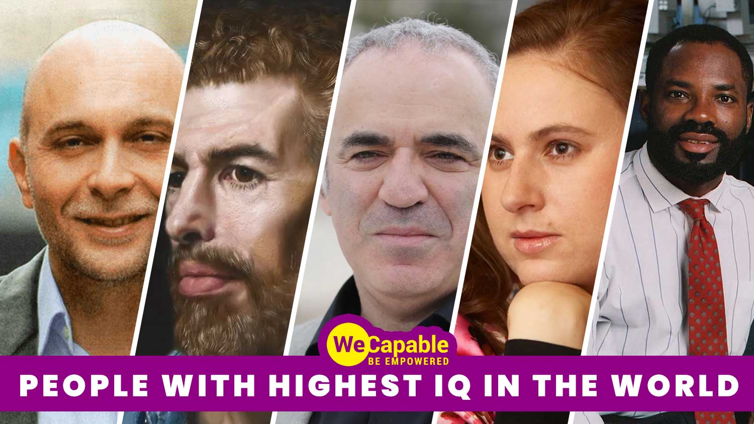 Ten smartest people with the Highest IQ scores recorded